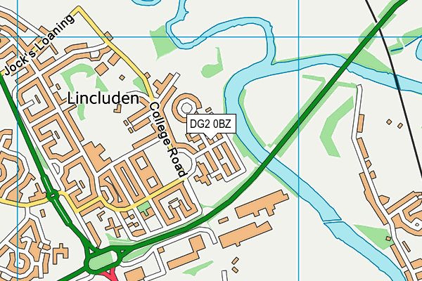 DG2 0BZ map - OS VectorMap District (Ordnance Survey) DG2 0BZ map - OS VectorMap District (Ordnance Survey)