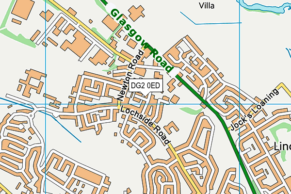 DG2 0ED map - OS VectorMap District (Ordnance Survey) DG2 0ED map - OS VectorMap District (Ordnance Survey)