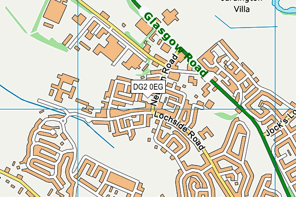 DG2 0EG map - OS VectorMap District (Ordnance Survey) DG2 0EG map - OS VectorMap District (Ordnance Survey)