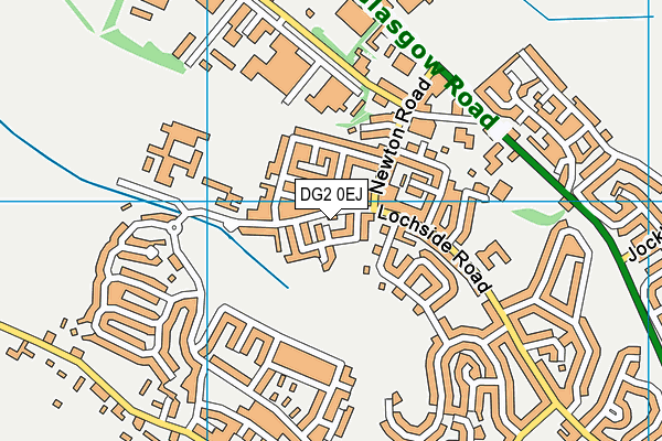 DG2 0EJ map - OS VectorMap District (Ordnance Survey) DG2 0EJ map - OS VectorMap District (Ordnance Survey)