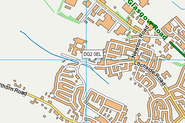 DG2 0EL map - OS VectorMap District (Ordnance Survey) DG2 0EL map - OS VectorMap District (Ordnance Survey)