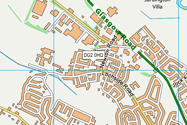 DG2 0HQ map - OS VectorMap District (Ordnance Survey) DG2 0HQ map - OS VectorMap District (Ordnance Survey)