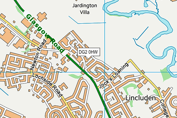 DG2 0HW map - OS VectorMap District (Ordnance Survey) DG2 0HW map - OS VectorMap District (Ordnance Survey)