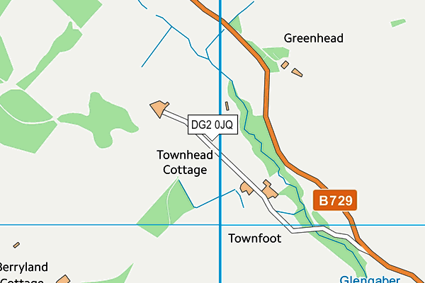 DG2 0JQ map - OS VectorMap District (Ordnance Survey) DG2 0JQ map - OS VectorMap District (Ordnance Survey)