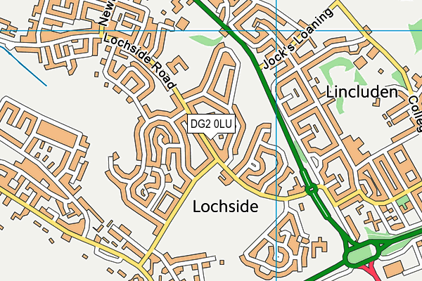 DG2 0LU map - OS VectorMap District (Ordnance Survey) DG2 0LU map - OS VectorMap District (Ordnance Survey)