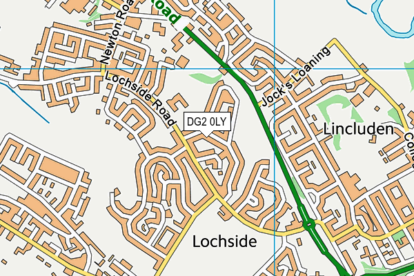 DG2 0LY map - OS VectorMap District (Ordnance Survey) DG2 0LY map - OS VectorMap District (Ordnance Survey)