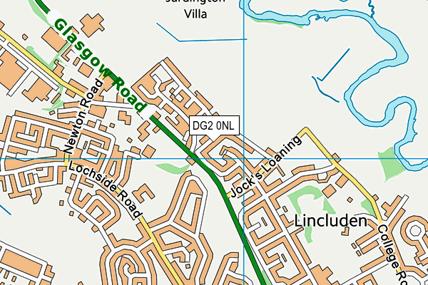 DG2 0NL map - OS VectorMap District (Ordnance Survey) DG2 0NL map - OS VectorMap District (Ordnance Survey)