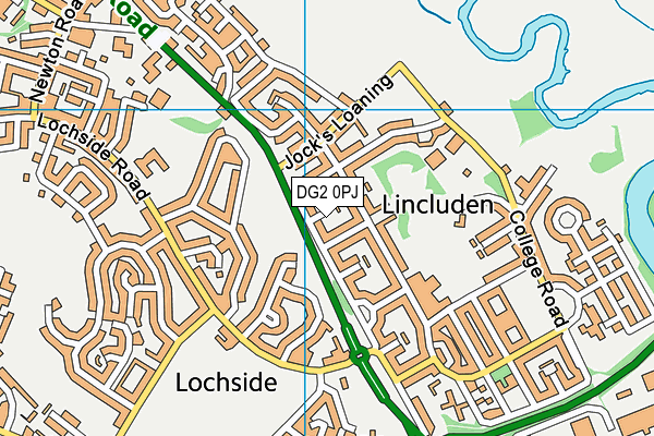 DG2 0PJ map - OS VectorMap District (Ordnance Survey) DG2 0PJ map - OS VectorMap District (Ordnance Survey)