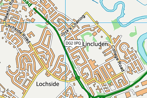 DG2 0PQ map - OS VectorMap District (Ordnance Survey) DG2 0PQ map - OS VectorMap District (Ordnance Survey)