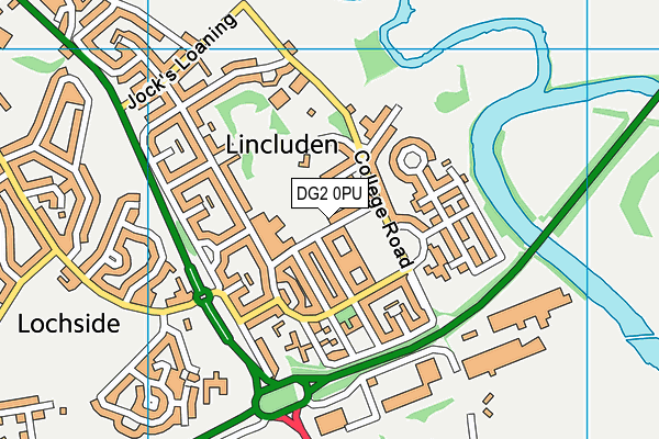DG2 0PU map - OS VectorMap District (Ordnance Survey) DG2 0PU map - OS VectorMap District (Ordnance Survey)