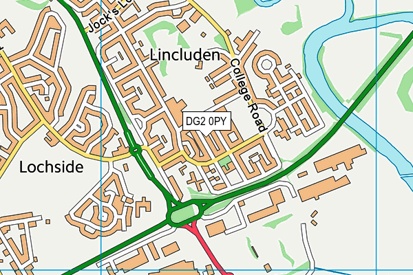 DG2 0PY map - OS VectorMap District (Ordnance Survey) DG2 0PY map - OS VectorMap District (Ordnance Survey)