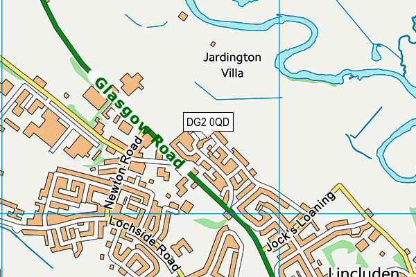 DG2 0QD map - OS VectorMap District (Ordnance Survey) DG2 0QD map - OS VectorMap District (Ordnance Survey)