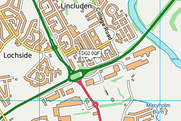 DG2 0QF map - OS VectorMap District (Ordnance Survey) DG2 0QF map - OS VectorMap District (Ordnance Survey)