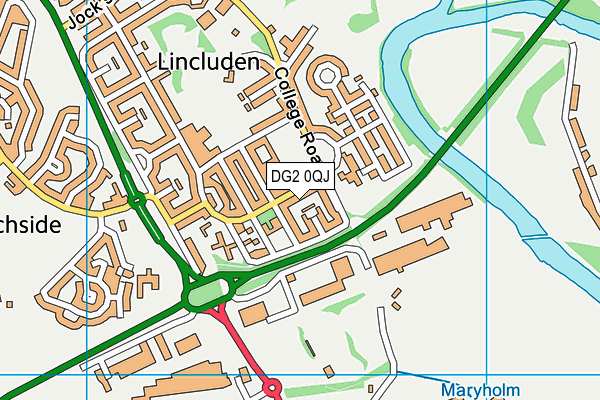 DG2 0QJ map - OS VectorMap District (Ordnance Survey) DG2 0QJ map - OS VectorMap District (Ordnance Survey)