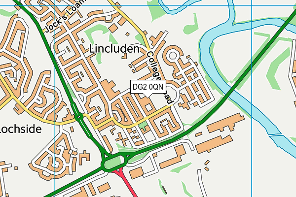 DG2 0QN map - OS VectorMap District (Ordnance Survey) DG2 0QN map - OS VectorMap District (Ordnance Survey)