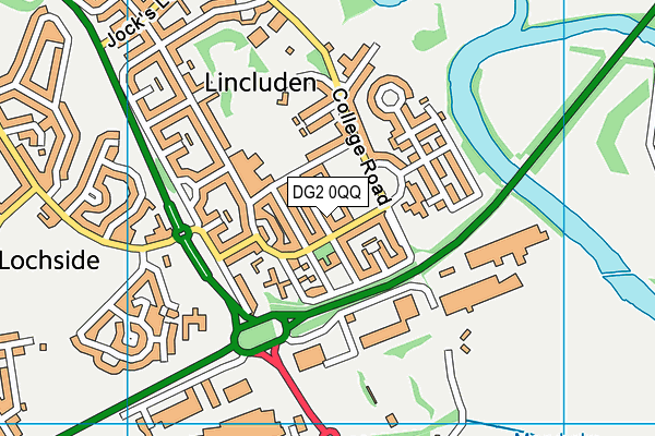 DG2 0QQ map - OS VectorMap District (Ordnance Survey) DG2 0QQ map - OS VectorMap District (Ordnance Survey)