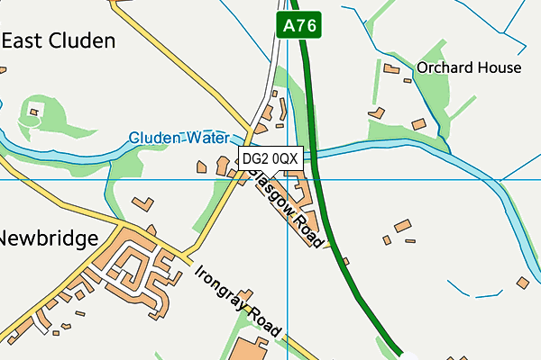 DG2 0QX map - OS VectorMap District (Ordnance Survey) DG2 0QX map - OS VectorMap District (Ordnance Survey)