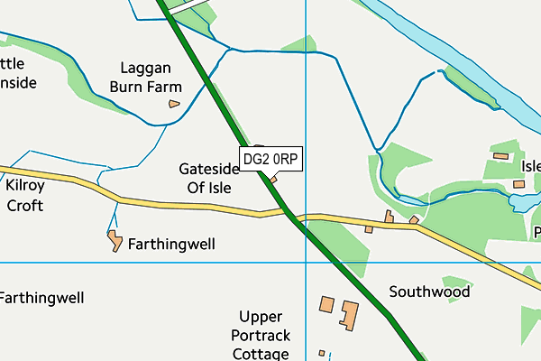 DG2 0RP map - OS VectorMap District (Ordnance Survey) DG2 0RP map - OS VectorMap District (Ordnance Survey)