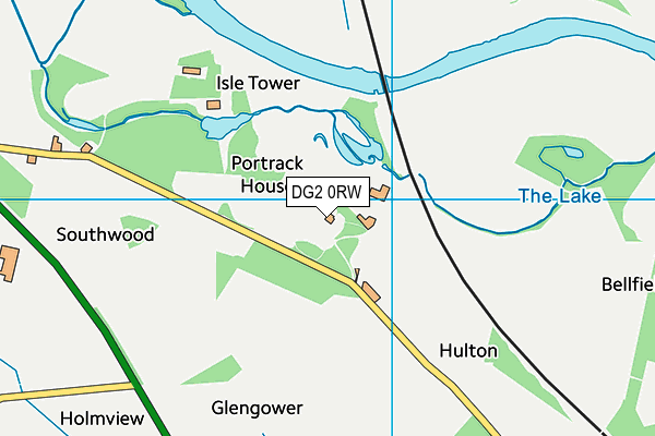 DG2 0RW map - OS VectorMap District (Ordnance Survey) DG2 0RW map - OS VectorMap District (Ordnance Survey)