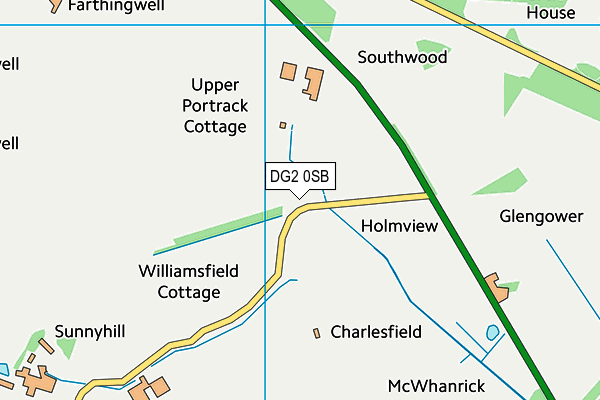 DG2 0SB map - OS VectorMap District (Ordnance Survey) DG2 0SB map - OS VectorMap District (Ordnance Survey)