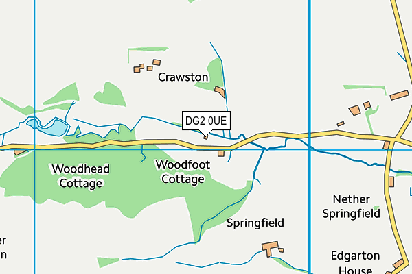 DG2 0UE map - OS VectorMap District (Ordnance Survey) DG2 0UE map - OS VectorMap District (Ordnance Survey)