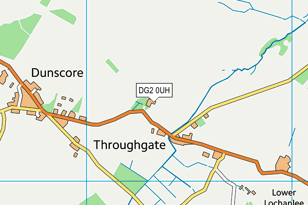 DG2 0UH map - OS VectorMap District (Ordnance Survey) DG2 0UH map - OS VectorMap District (Ordnance Survey)