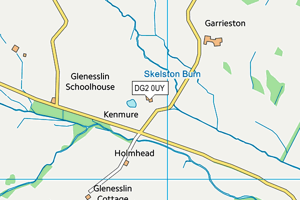 DG2 0UY map - OS VectorMap District (Ordnance Survey) DG2 0UY map - OS VectorMap District (Ordnance Survey)
