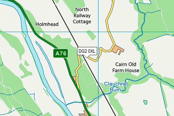 DG2 0XL map - OS VectorMap District (Ordnance Survey) DG2 0XL map - OS VectorMap District (Ordnance Survey)