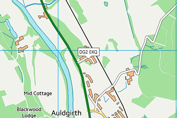 DG2 0XQ map - OS VectorMap District (Ordnance Survey) DG2 0XQ map - OS VectorMap District (Ordnance Survey)