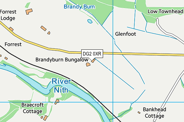 DG2 0XR map - OS VectorMap District (Ordnance Survey) DG2 0XR map - OS VectorMap District (Ordnance Survey)