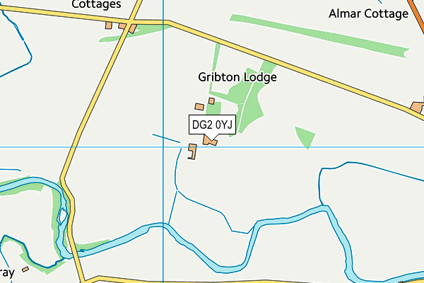 DG2 0YJ map - OS VectorMap District (Ordnance Survey) DG2 0YJ map - OS VectorMap District (Ordnance Survey)