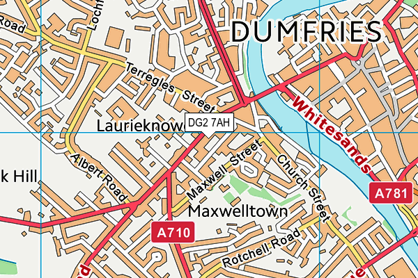 DG2 7AH map - OS VectorMap District (Ordnance Survey) DG2 7AH map - OS VectorMap District (Ordnance Survey)