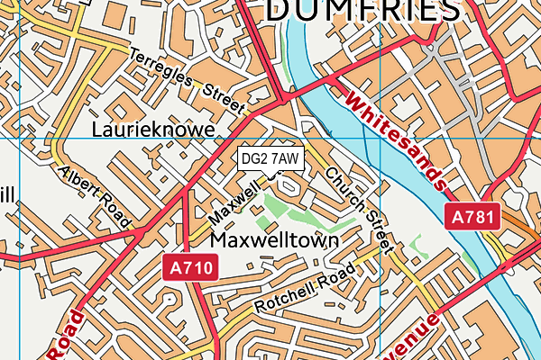 DG2 7AW map - OS VectorMap District (Ordnance Survey) DG2 7AW map - OS VectorMap District (Ordnance Survey)