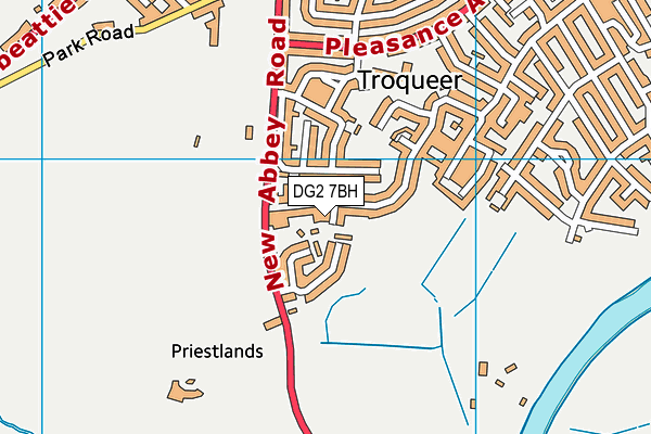 DG2 7BH map - OS VectorMap District (Ordnance Survey) DG2 7BH map - OS VectorMap District (Ordnance Survey)