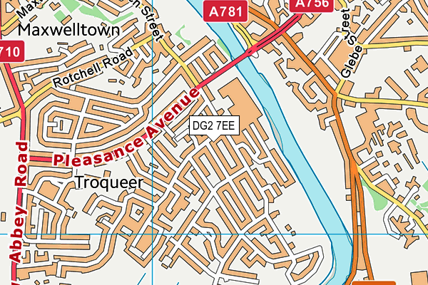 DG2 7EE map - OS VectorMap District (Ordnance Survey) DG2 7EE map - OS VectorMap District (Ordnance Survey)