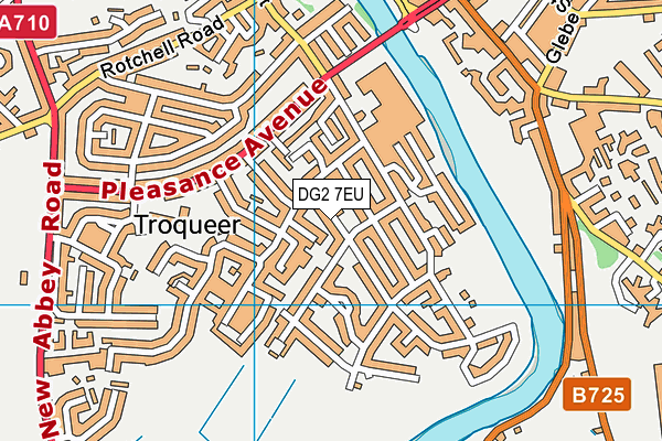 DG2 7EU map - OS VectorMap District (Ordnance Survey) DG2 7EU map - OS VectorMap District (Ordnance Survey)
