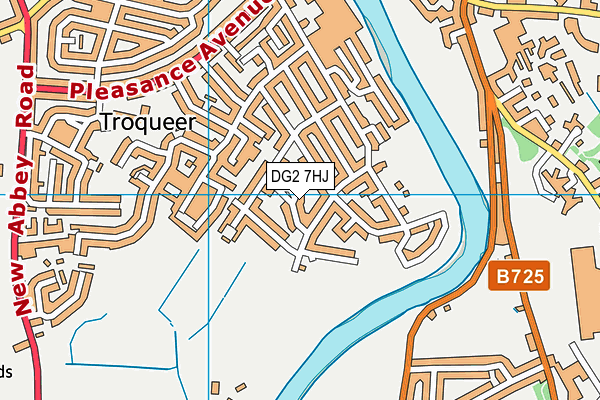DG2 7HJ map - OS VectorMap District (Ordnance Survey) DG2 7HJ map - OS VectorMap District (Ordnance Survey)