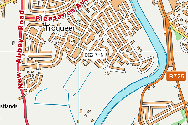 DG2 7HN map - OS VectorMap District (Ordnance Survey) DG2 7HN map - OS VectorMap District (Ordnance Survey)