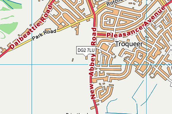 DG2 7LU map - OS VectorMap District (Ordnance Survey) DG2 7LU map - OS VectorMap District (Ordnance Survey)