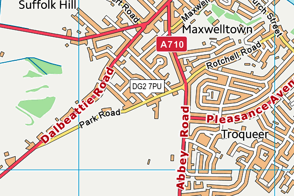 DG2 7PU map - OS VectorMap District (Ordnance Survey) DG2 7PU map - OS VectorMap District (Ordnance Survey)