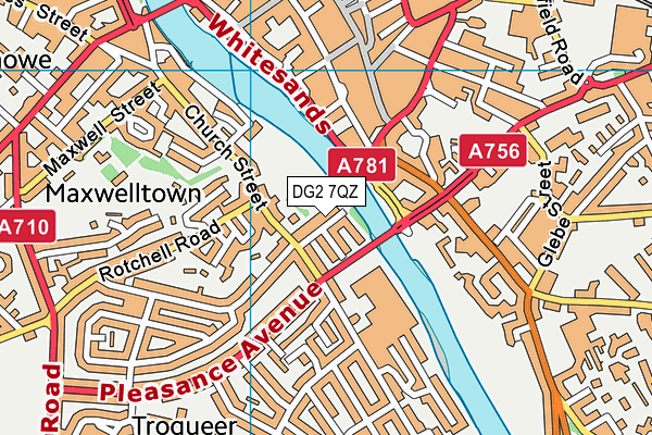 DG2 7QZ map - OS VectorMap District (Ordnance Survey) DG2 7QZ map - OS VectorMap District (Ordnance Survey)