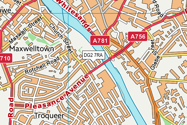 DG2 7RA map - OS VectorMap District (Ordnance Survey) DG2 7RA map - OS VectorMap District (Ordnance Survey)