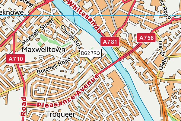 DG2 7RQ map - OS VectorMap District (Ordnance Survey) DG2 7RQ map - OS VectorMap District (Ordnance Survey)