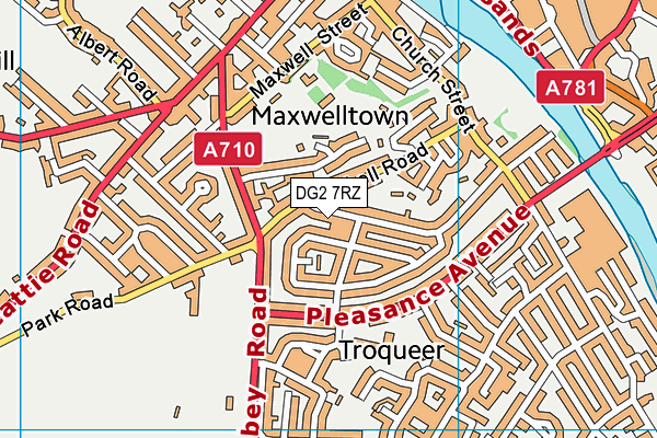 DG2 7RZ map - OS VectorMap District (Ordnance Survey) DG2 7RZ map - OS VectorMap District (Ordnance Survey)