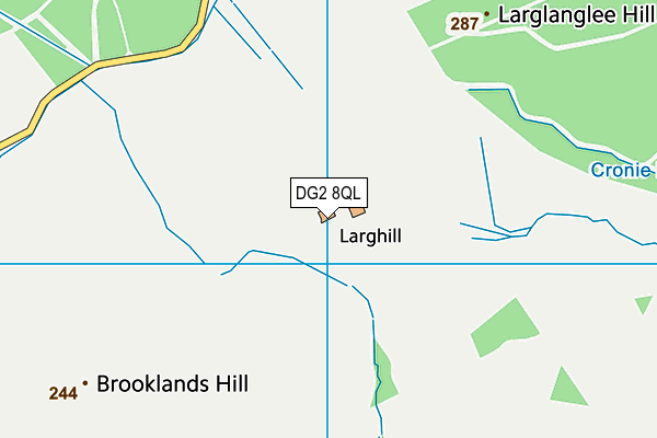 DG2 8QL map - OS VectorMap District (Ordnance Survey) DG2 8QL map - OS VectorMap District (Ordnance Survey)