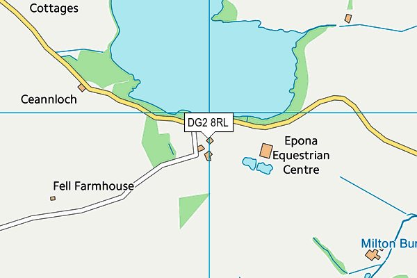 DG2 8RL map - OS VectorMap District (Ordnance Survey) DG2 8RL map - OS VectorMap District (Ordnance Survey)