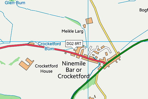 DG2 8RT map - OS VectorMap District (Ordnance Survey) DG2 8RT map - OS VectorMap District (Ordnance Survey)