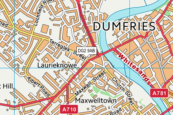 DG2 9AB map - OS VectorMap District (Ordnance Survey) DG2 9AB map - OS VectorMap District (Ordnance Survey)