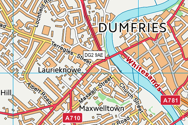 DG2 9AE map - OS VectorMap District (Ordnance Survey) DG2 9AE map - OS VectorMap District (Ordnance Survey)