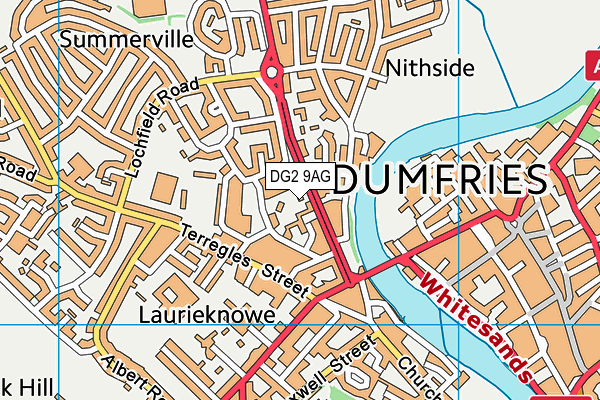 DG2 9AG map - OS VectorMap District (Ordnance Survey) DG2 9AG map - OS VectorMap District (Ordnance Survey)